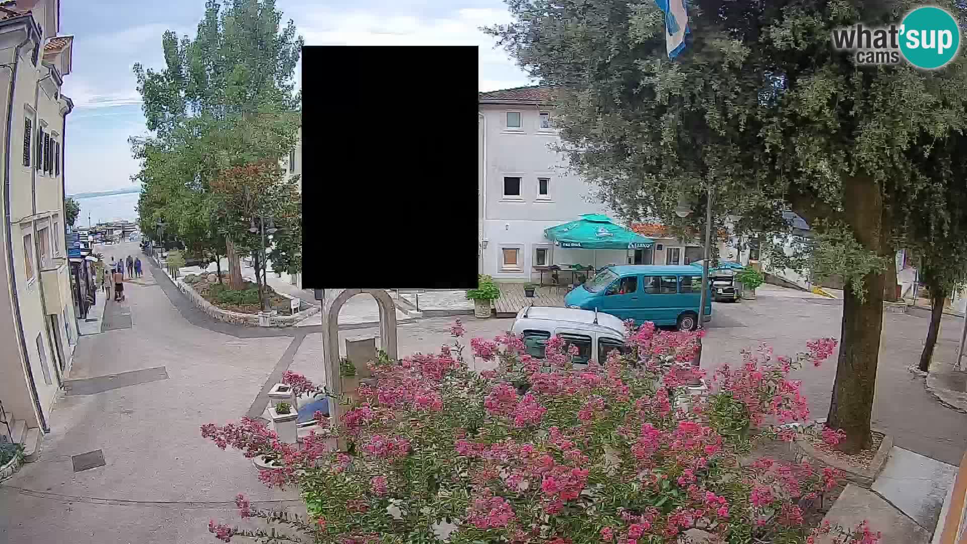 Webcam Mošćenička Draga Center – Live View of the Town Center