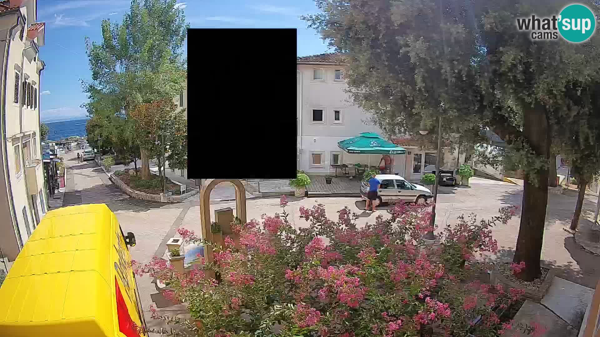 Webcam Centro Draga di Moschiena – Vista live sul centro