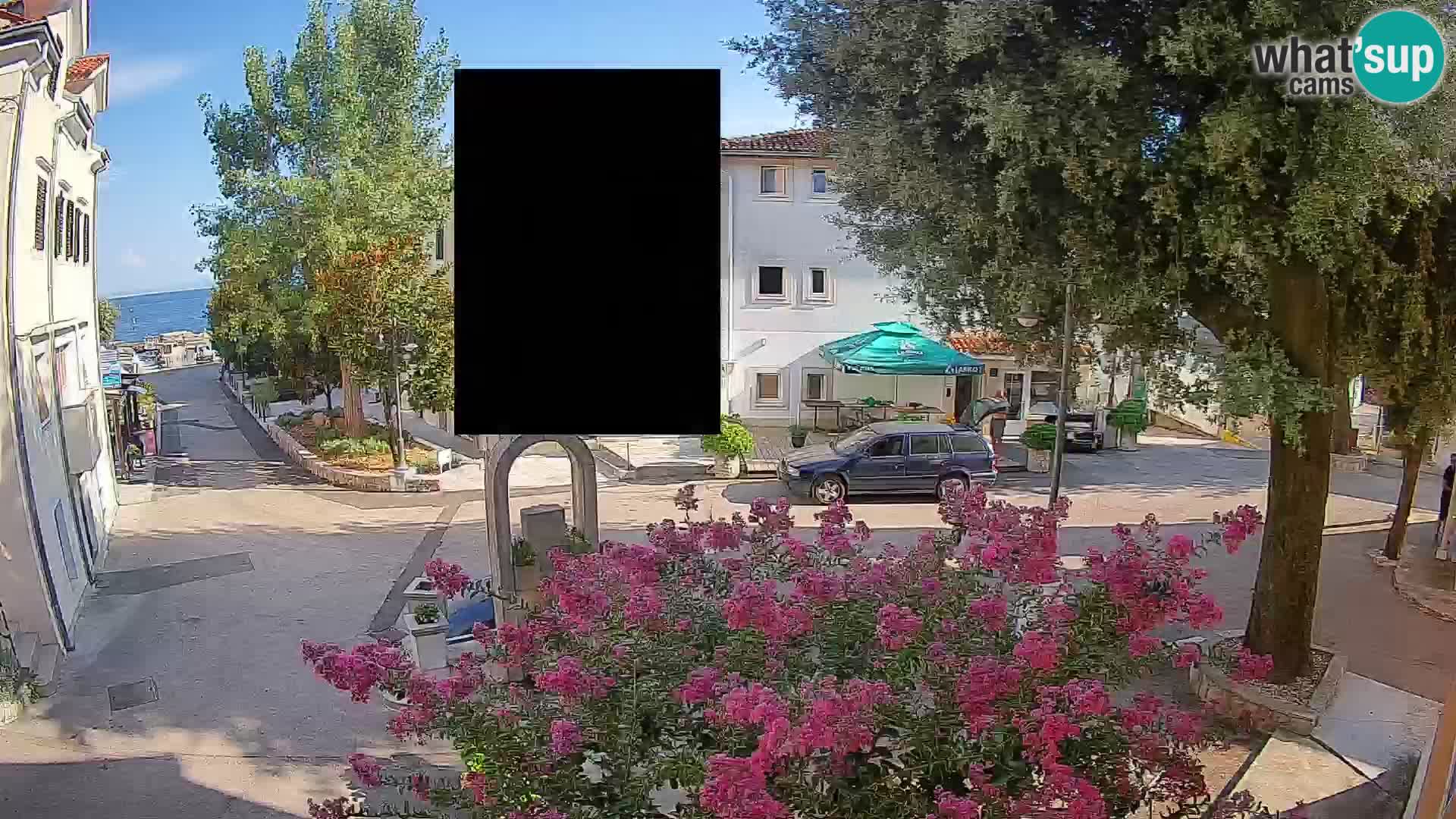 Webcam centre de Mošćenička Draga – Vue en direct du centre-ville