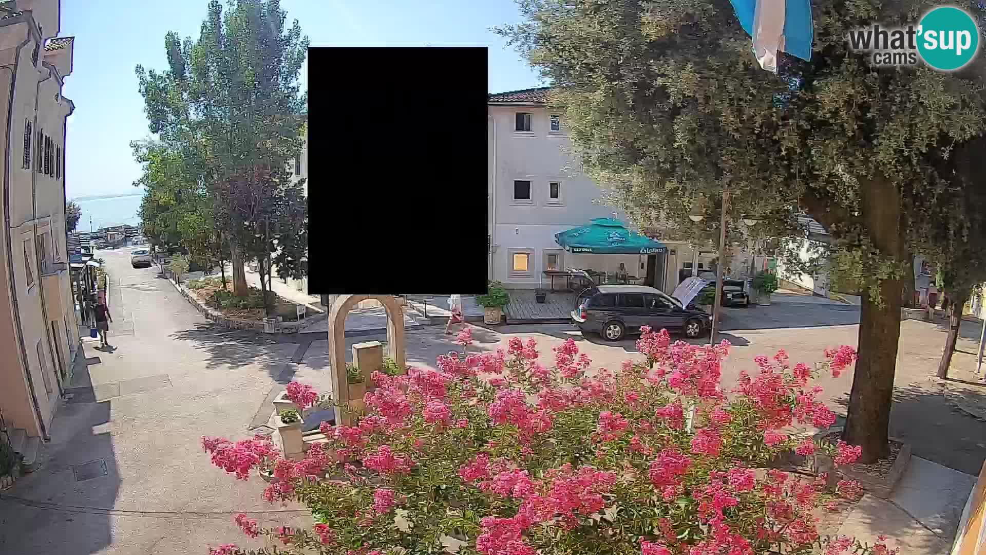 Webcam centre de Mošćenička Draga – Vue en direct du centre-ville