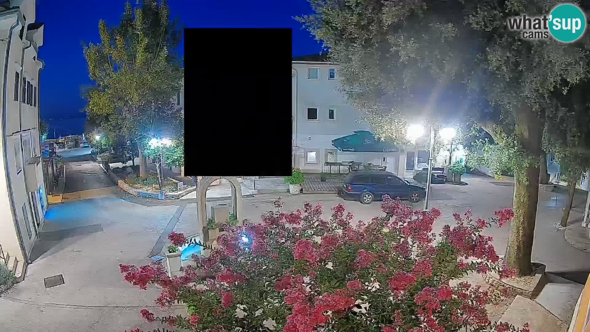 Webcam Mošćenička Draga Center – Live View of the Town Center