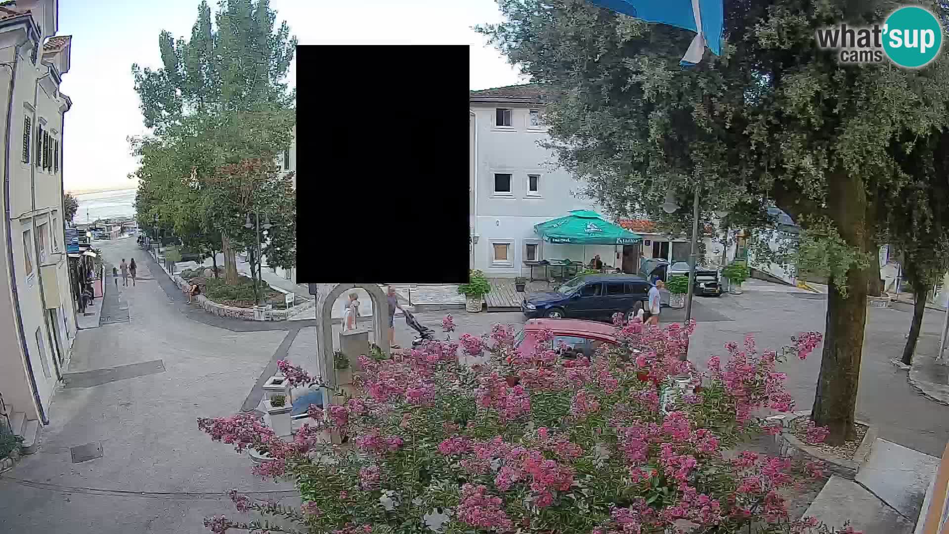 Webcam Centre de Mošćenička Draga – Vue en direct du centre-ville