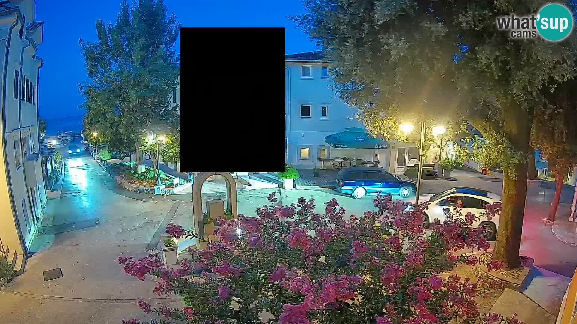 Webcam Mošćenička Draga Zentrum – Liveblick auf das Ortszentrum