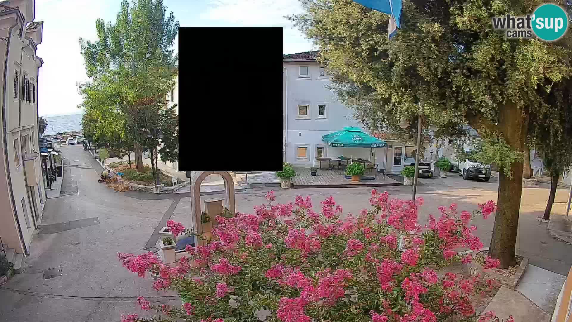 Web kamera centar Mošćeničke Drage – Pogled uživo