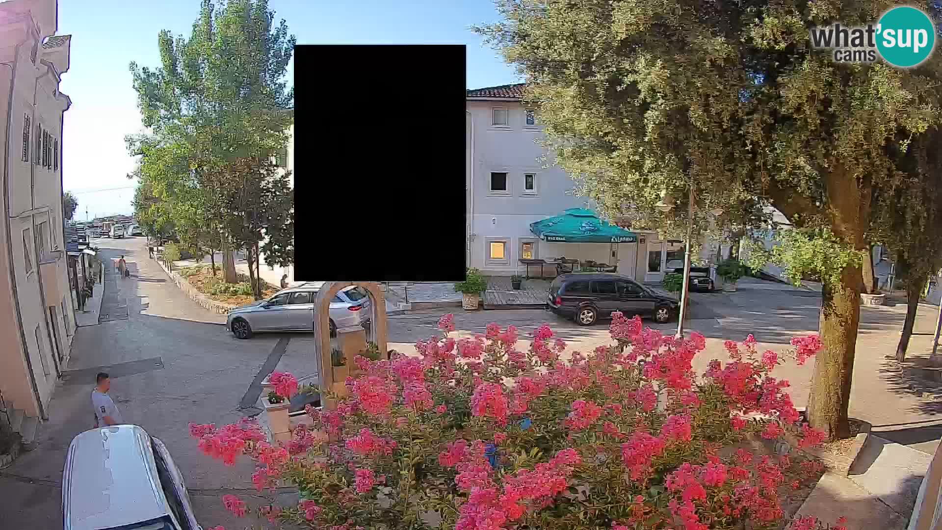 Webcam Mošćenička Draga Center – Live View of the Town Center