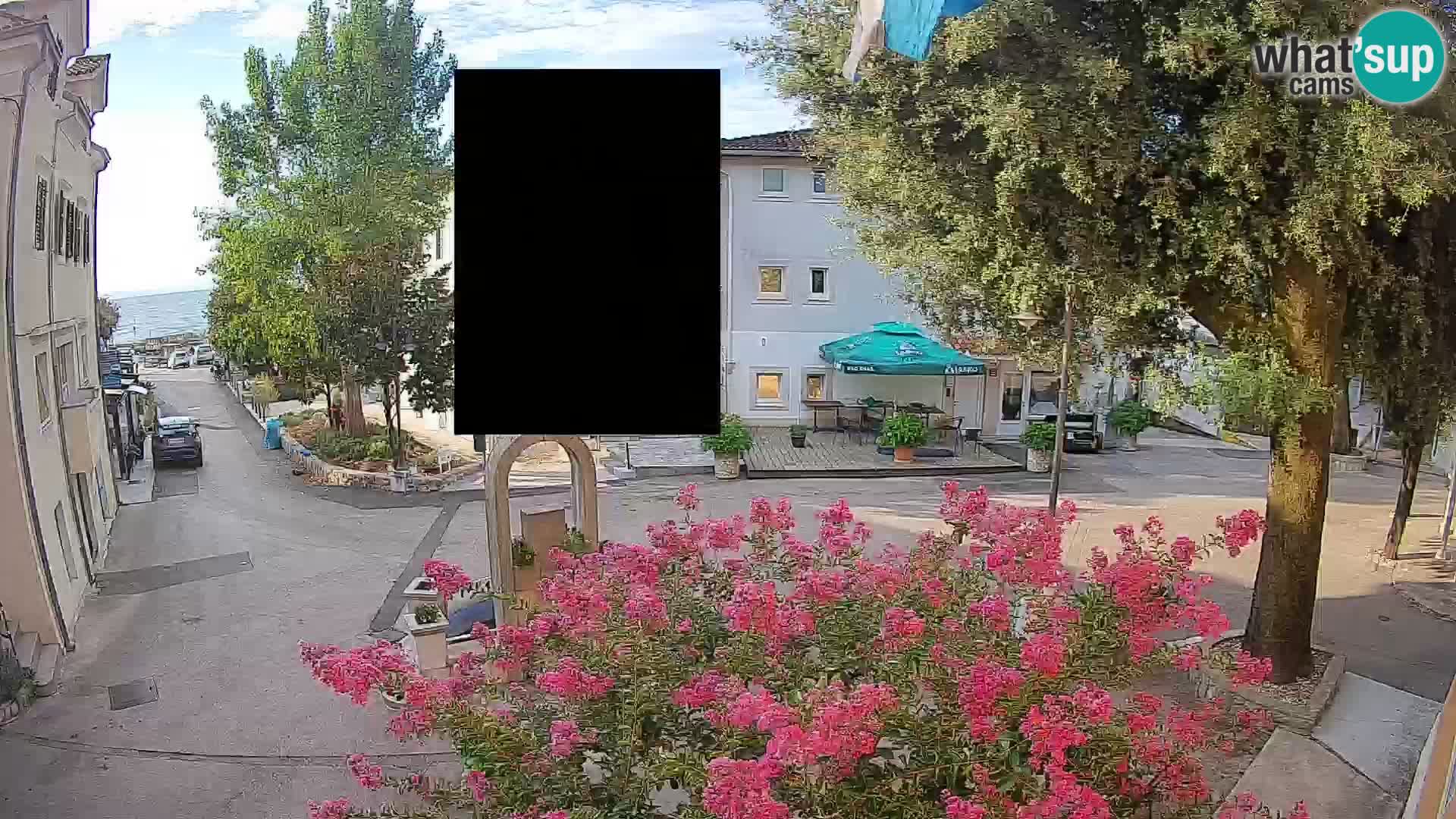 Webcam Mošćenička Draga Zentrum – Liveblick auf das Ortszentrum