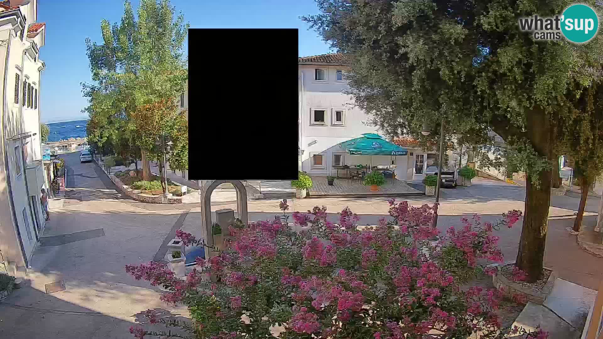 Webcam centre de Mošćenička Draga – Vue en direct du centre-ville