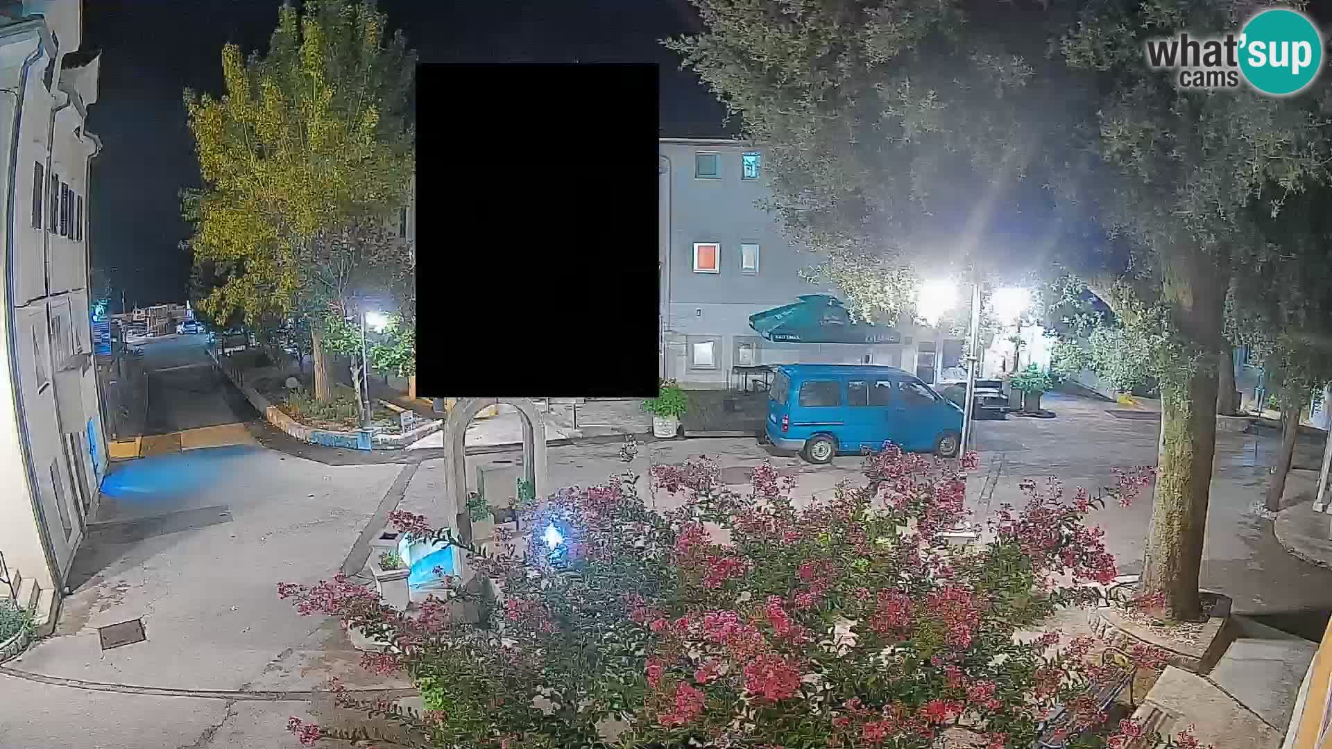 Webcam Mošćenička Draga Center – Live View of the Town Center