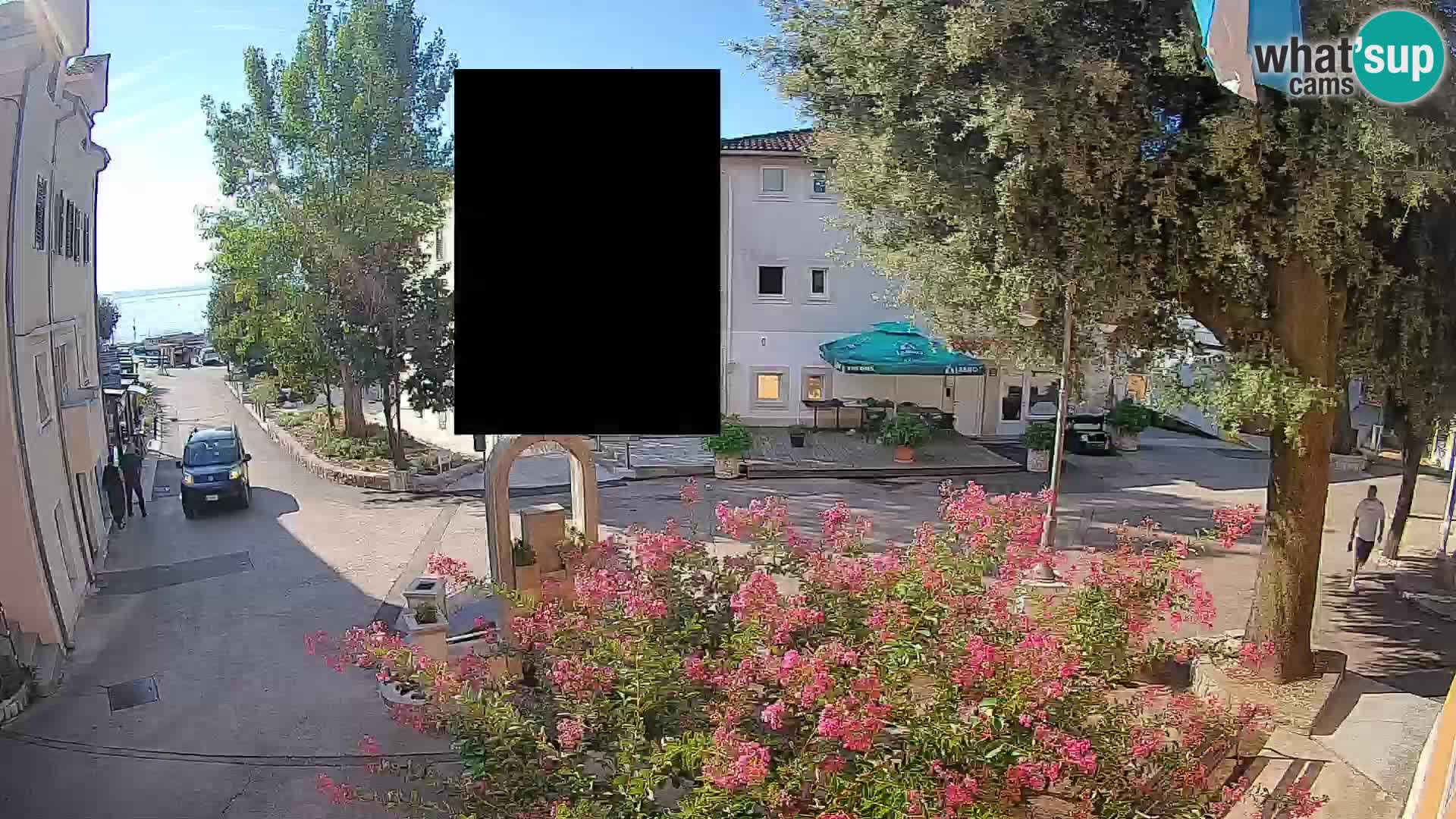 Webcam Mošćenička Draga Center – Live View of the Town Center