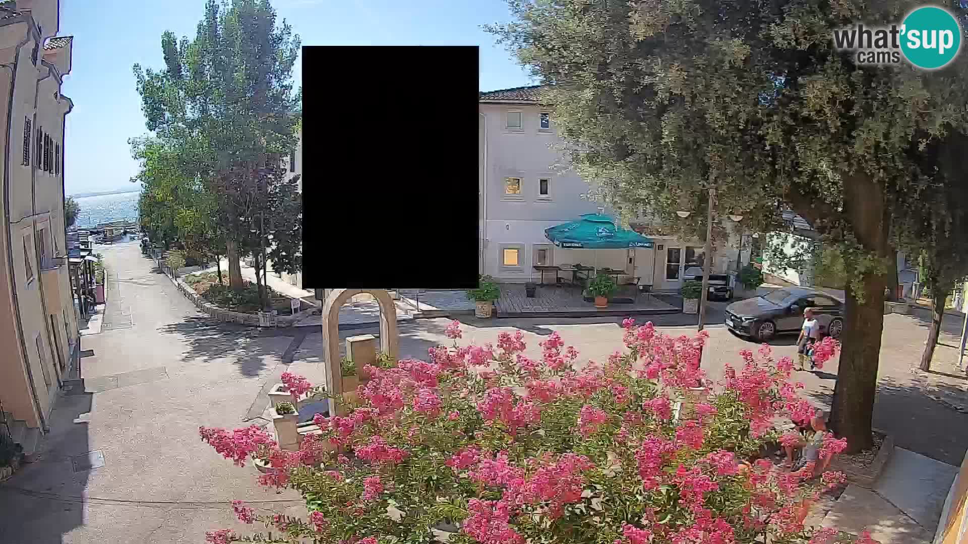 Webcam Mošćenička Draga Zentrum – Liveblick auf das Ortszentrum