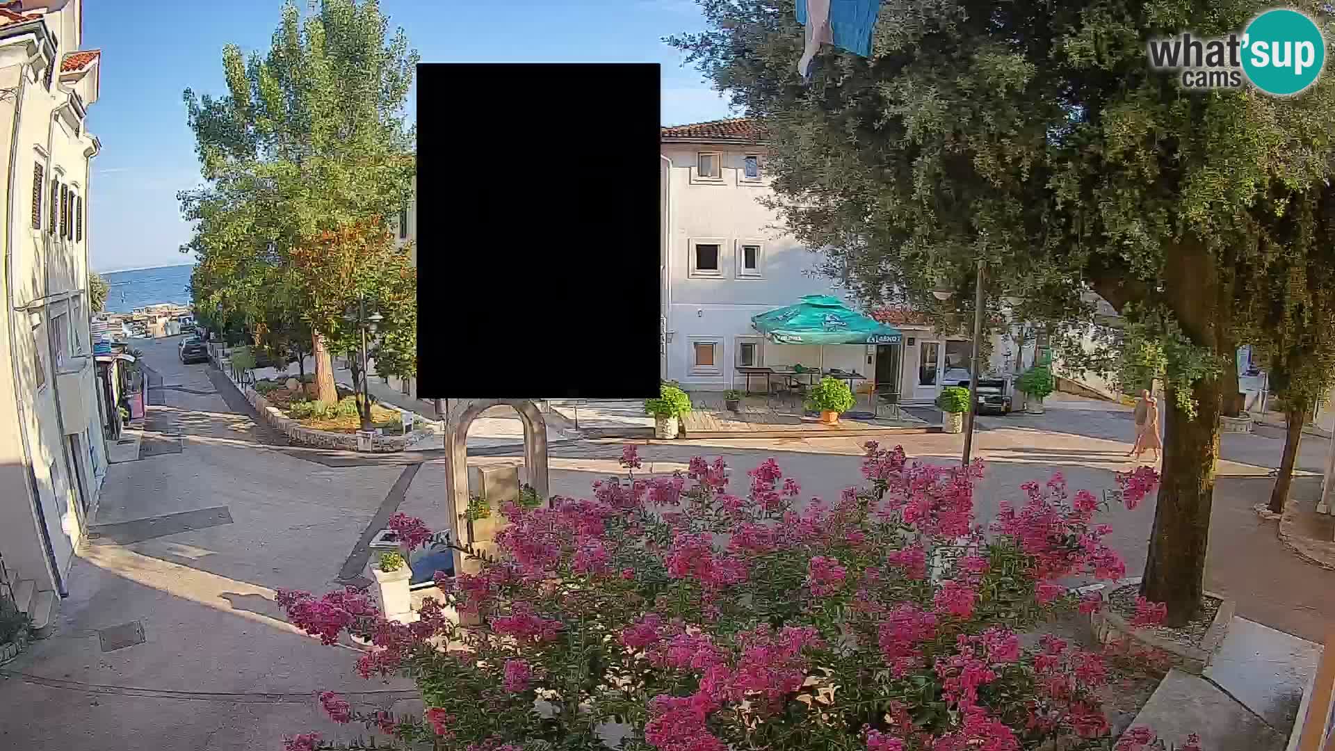 Web kamera centar Mošćeničke Drage – Pogled uživo