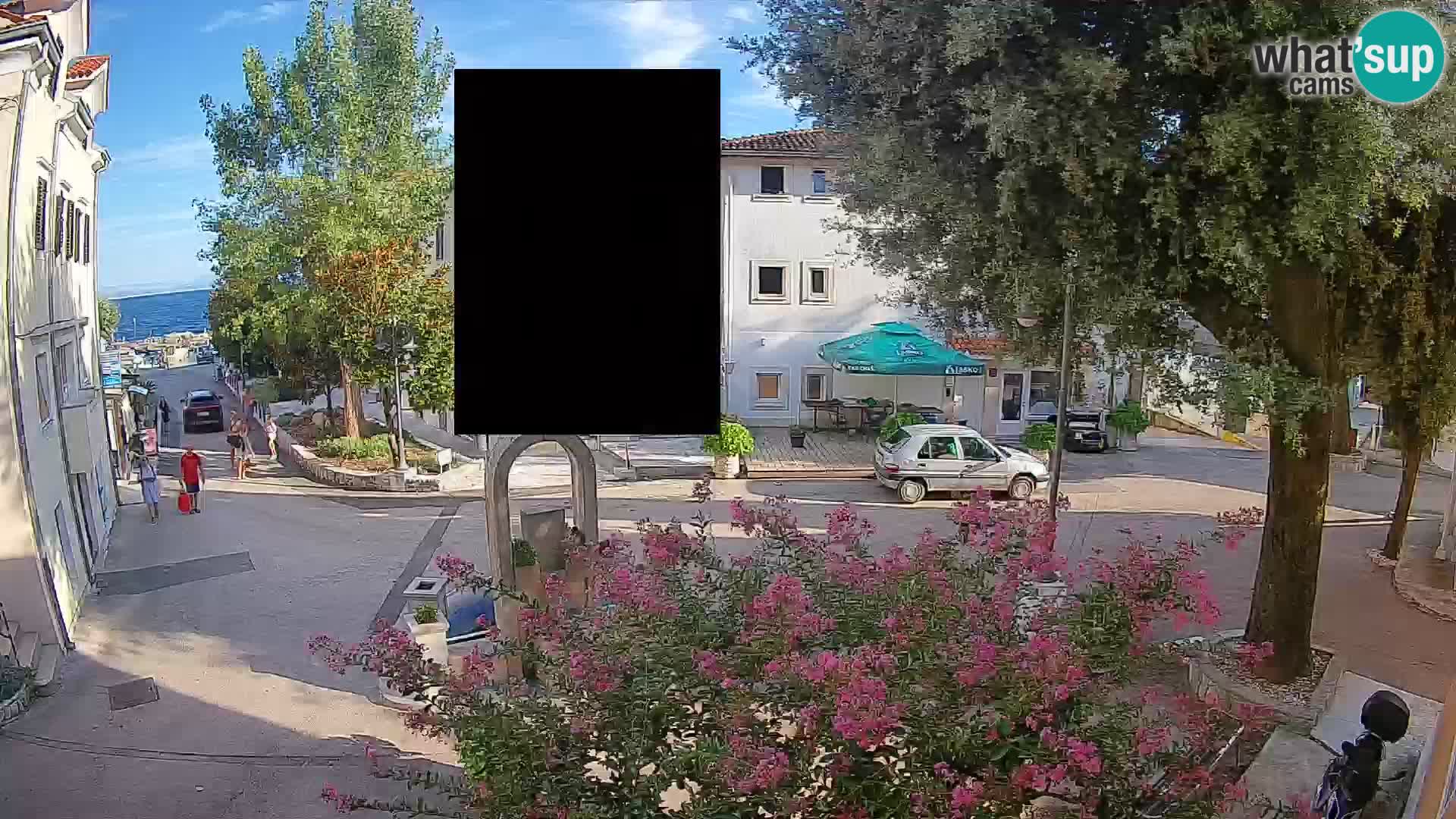 Webcam centre de Mošćenička Draga – Vue en direct du centre-ville