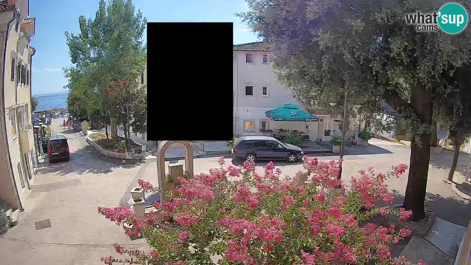 Webcam centre de Mošćenička Draga – Vue en direct du centre-ville