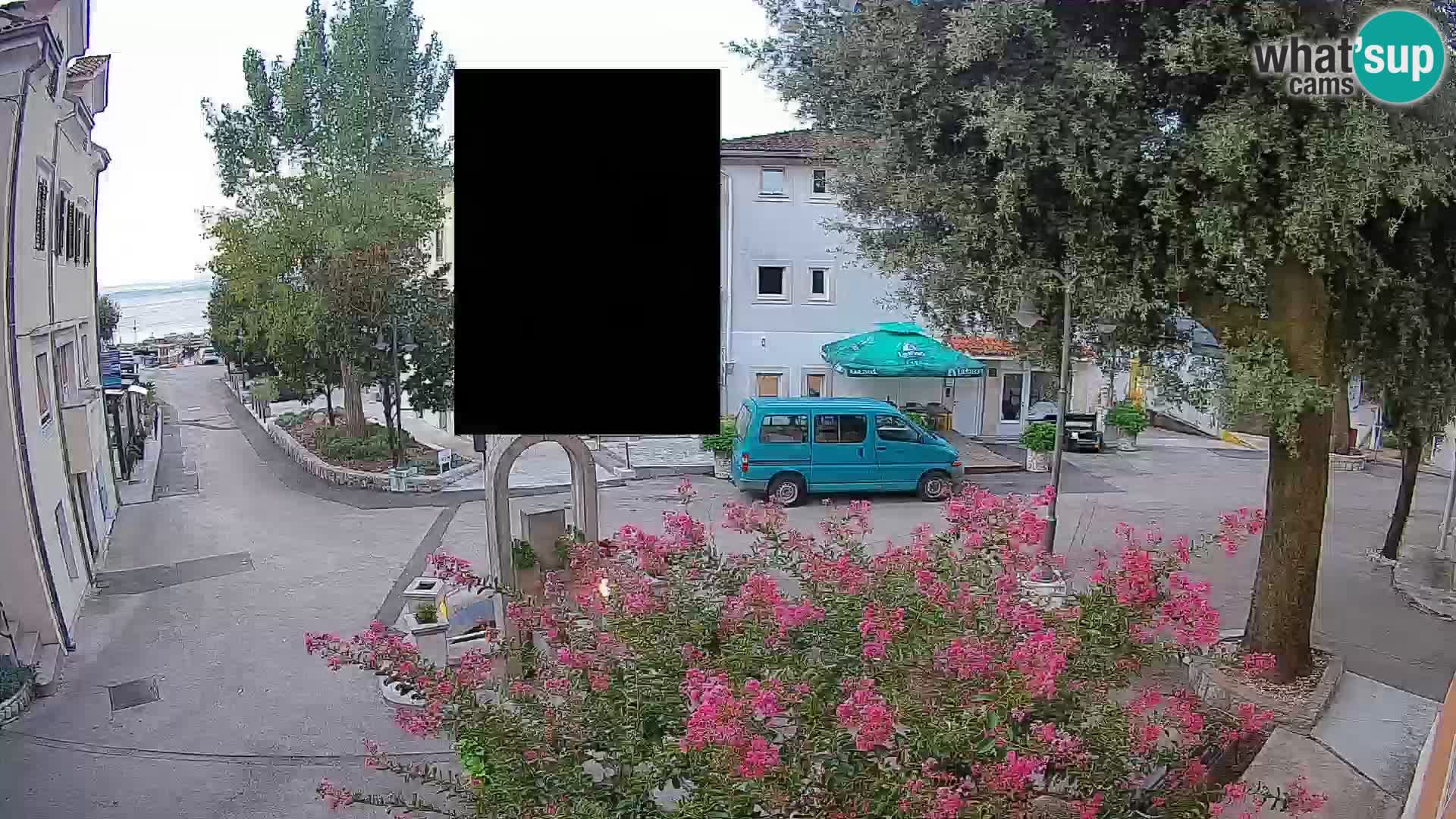 Webcam centre de Mošćenička Draga – Vue en direct du centre-ville