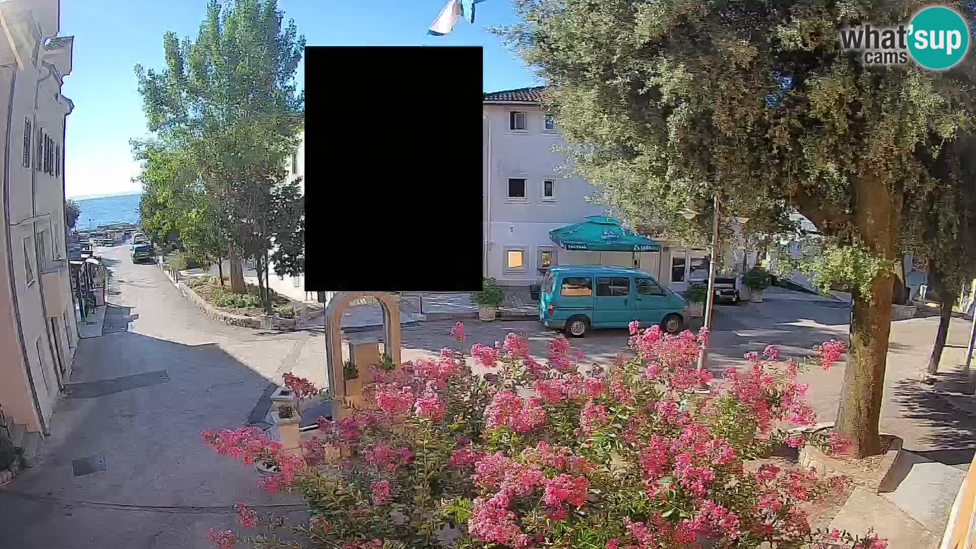 Web kamera centar Mošćeničke Drage – Pogled uživo