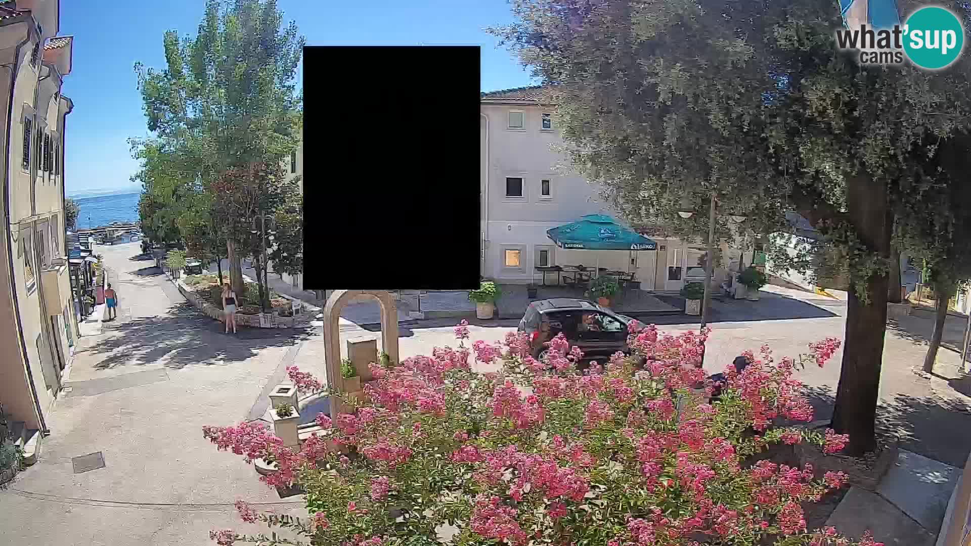 Webcam Mošćenička Draga Zentrum – Liveblick auf das Ortszentrum