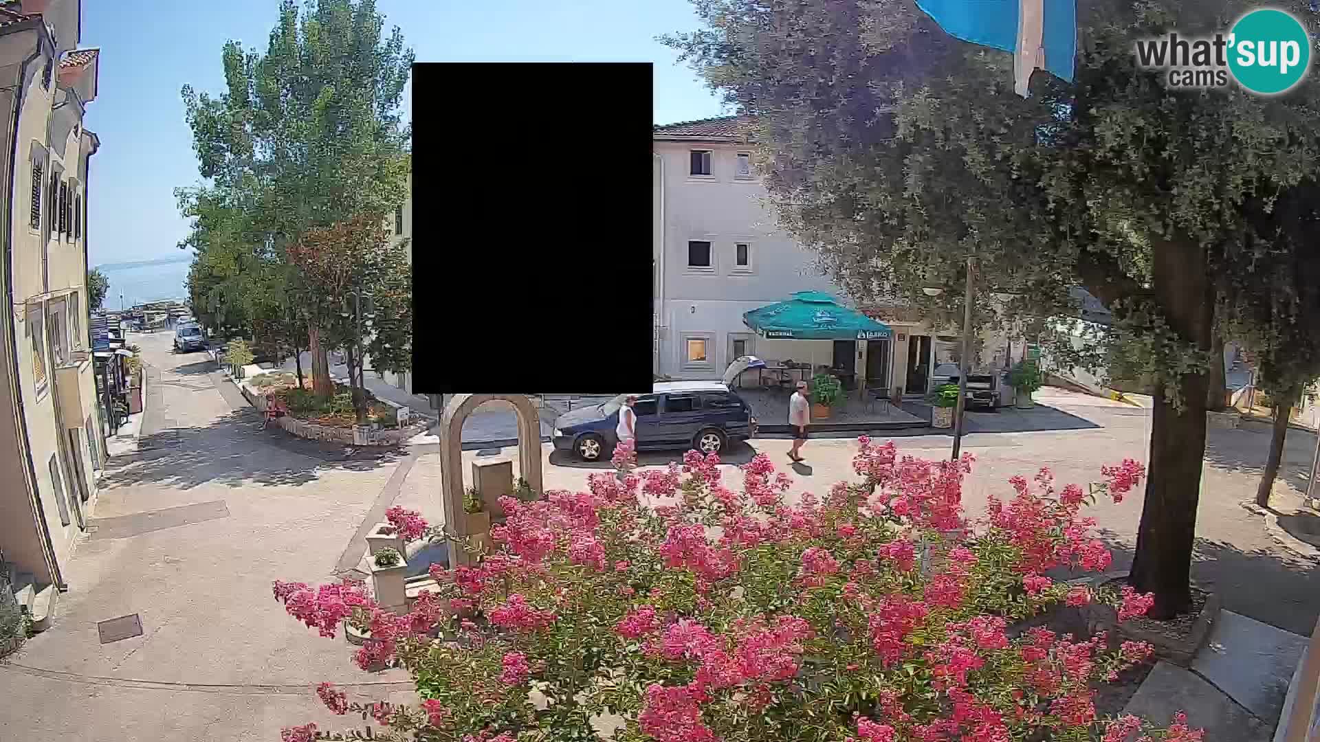 Webcam Mošćenička Draga Center – Live View of the Town Center