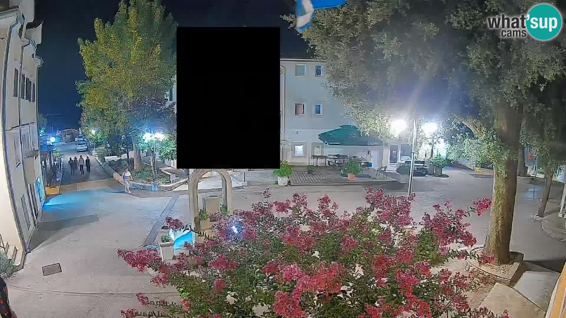 Webcam Mošćenička Draga Center – Live View of the Town Center