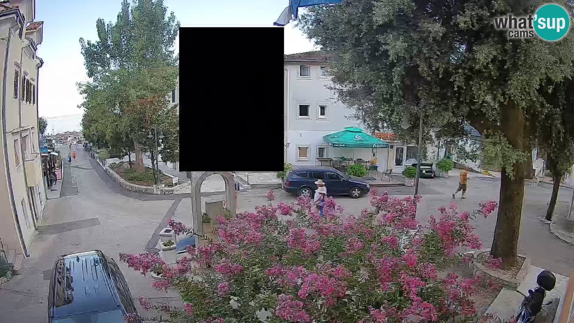 Webcam Mošćenička Draga Center – Live View of the Town Center