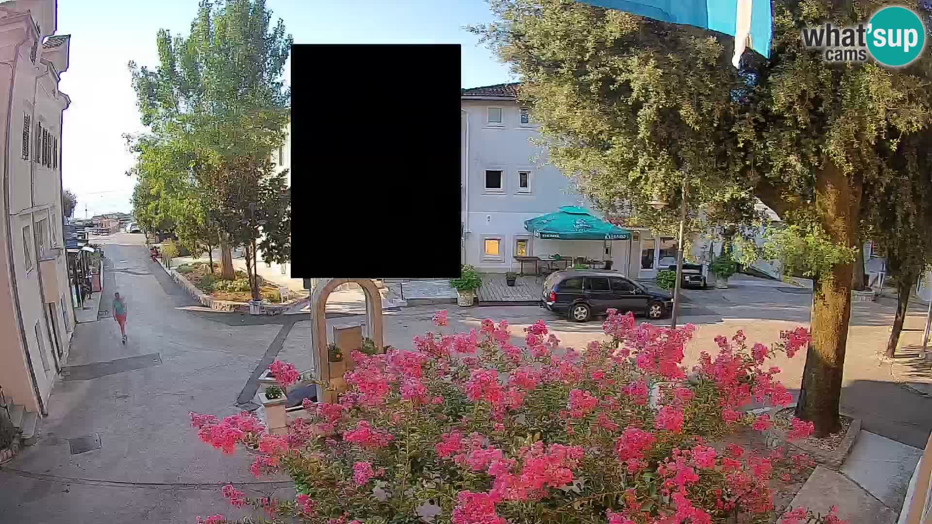Webcam Centre de Mošćenička Draga – Vue en direct du centre-ville