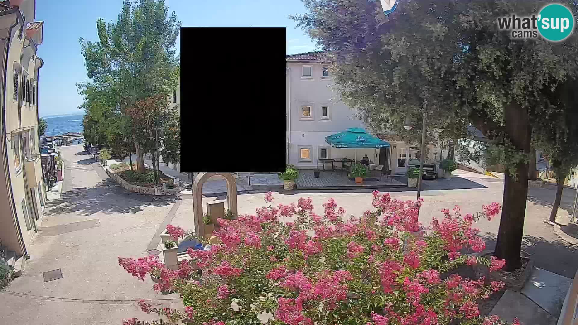 Webcam Mošćenička Draga Zentrum – Liveblick auf das Ortszentrum