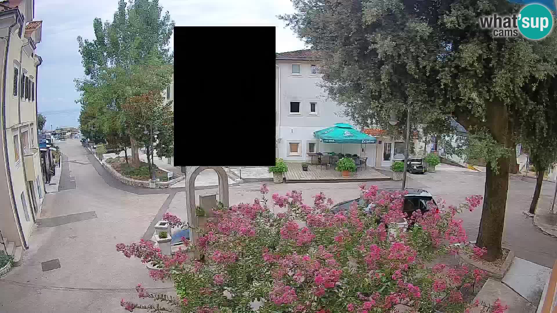 Webcam Mošćenička Draga Center – Live View of the Town Center
