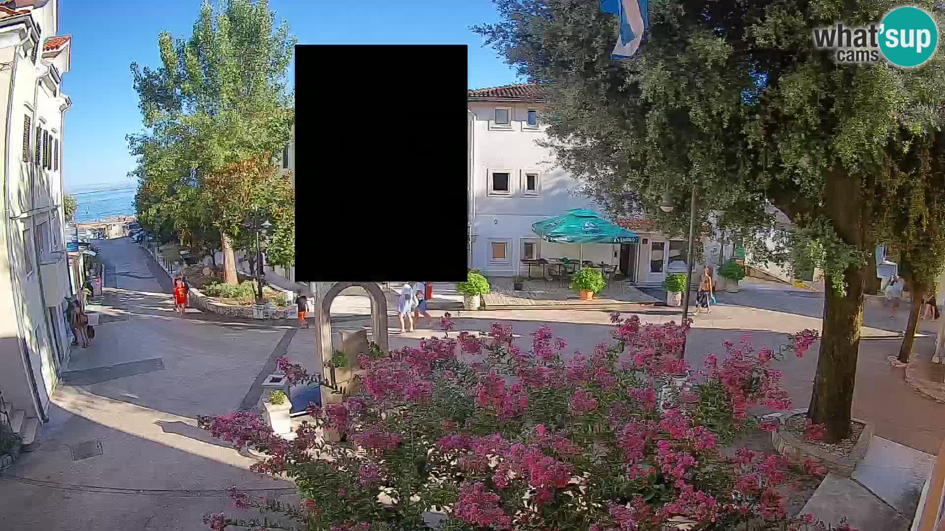 Spletna kamera center Mošćeniška Draga – Pogled v živo