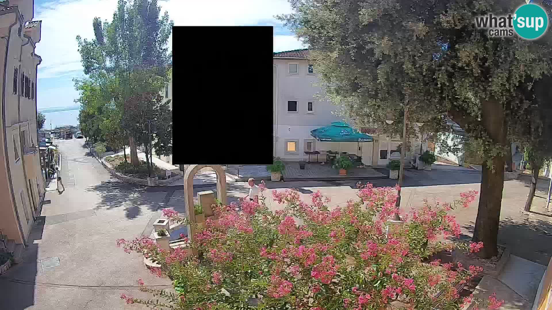 Webcam centre de Mošćenička Draga – Vue en direct du centre-ville