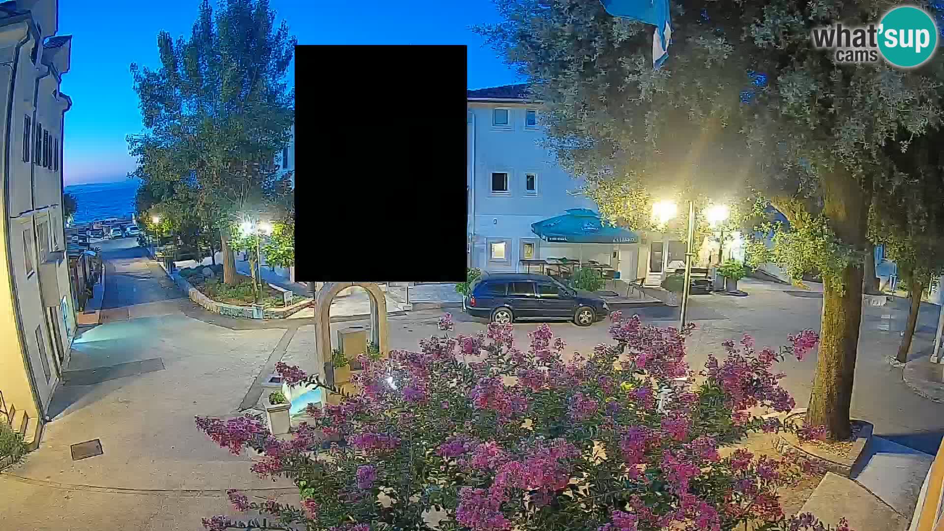 Webcam centre de Mošćenička Draga – Vue en direct du centre-ville