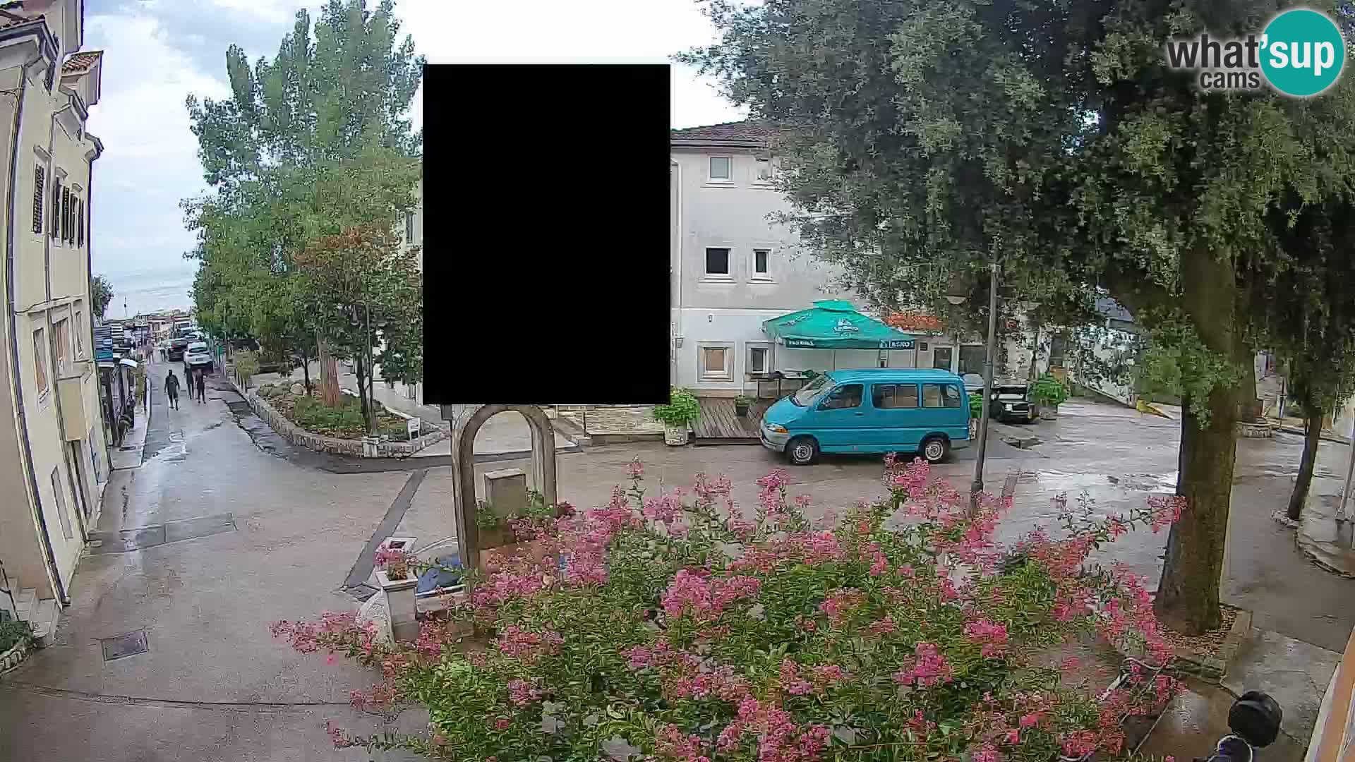 Webcam Centre de Mošćenička Draga – Vue en direct du centre-ville