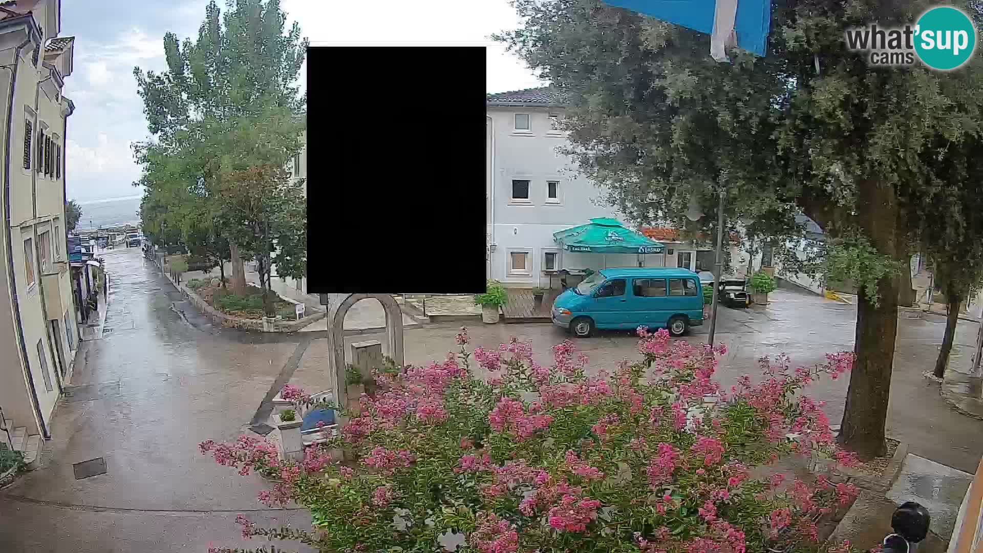 Webcam centre de Mošćenička Draga – Vue en direct du centre-ville