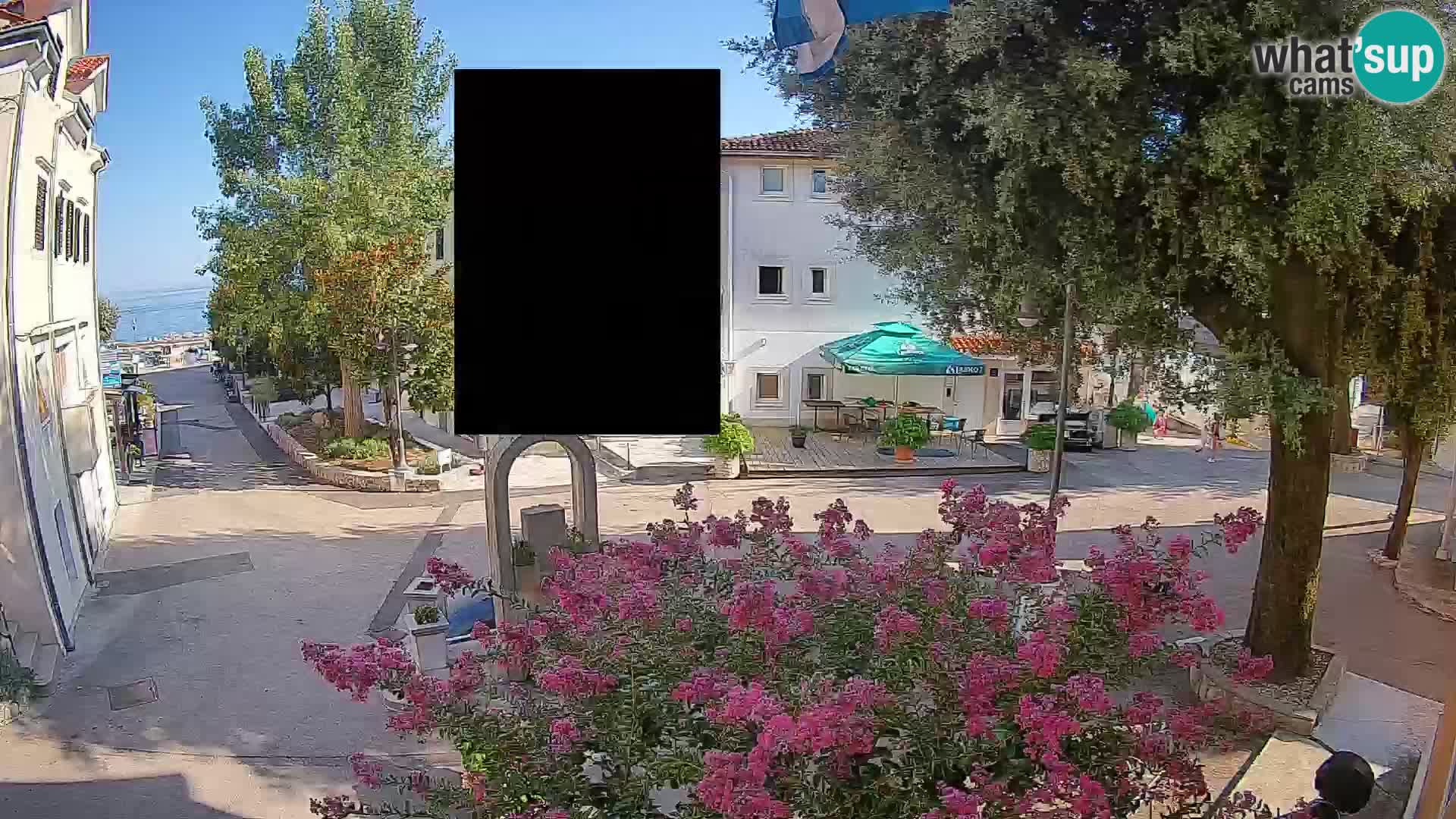 Webcam centre de Mošćenička Draga – Vue en direct du centre-ville