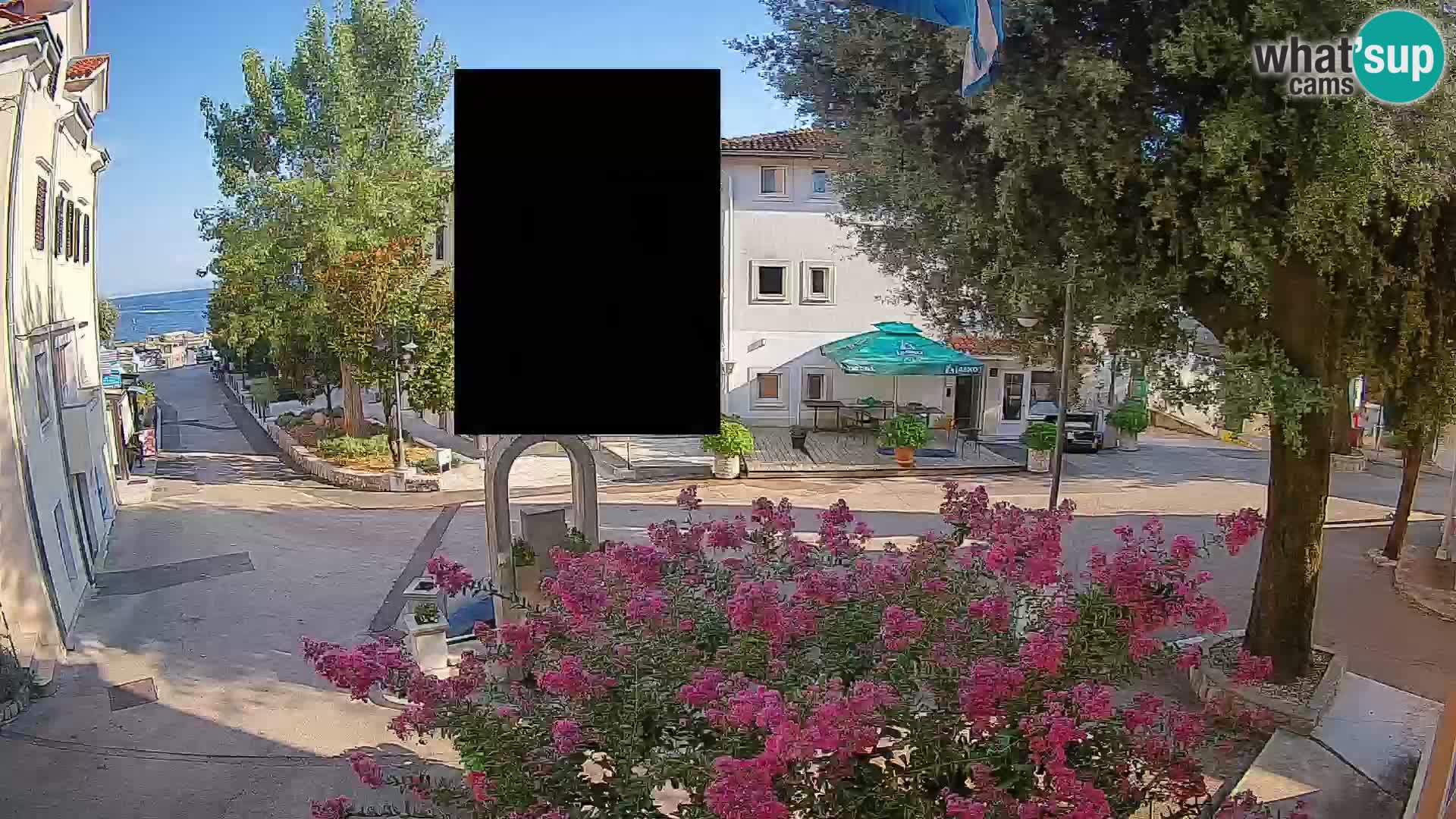 Webcam Centro Draga di Moschiena – Vista live sul centro