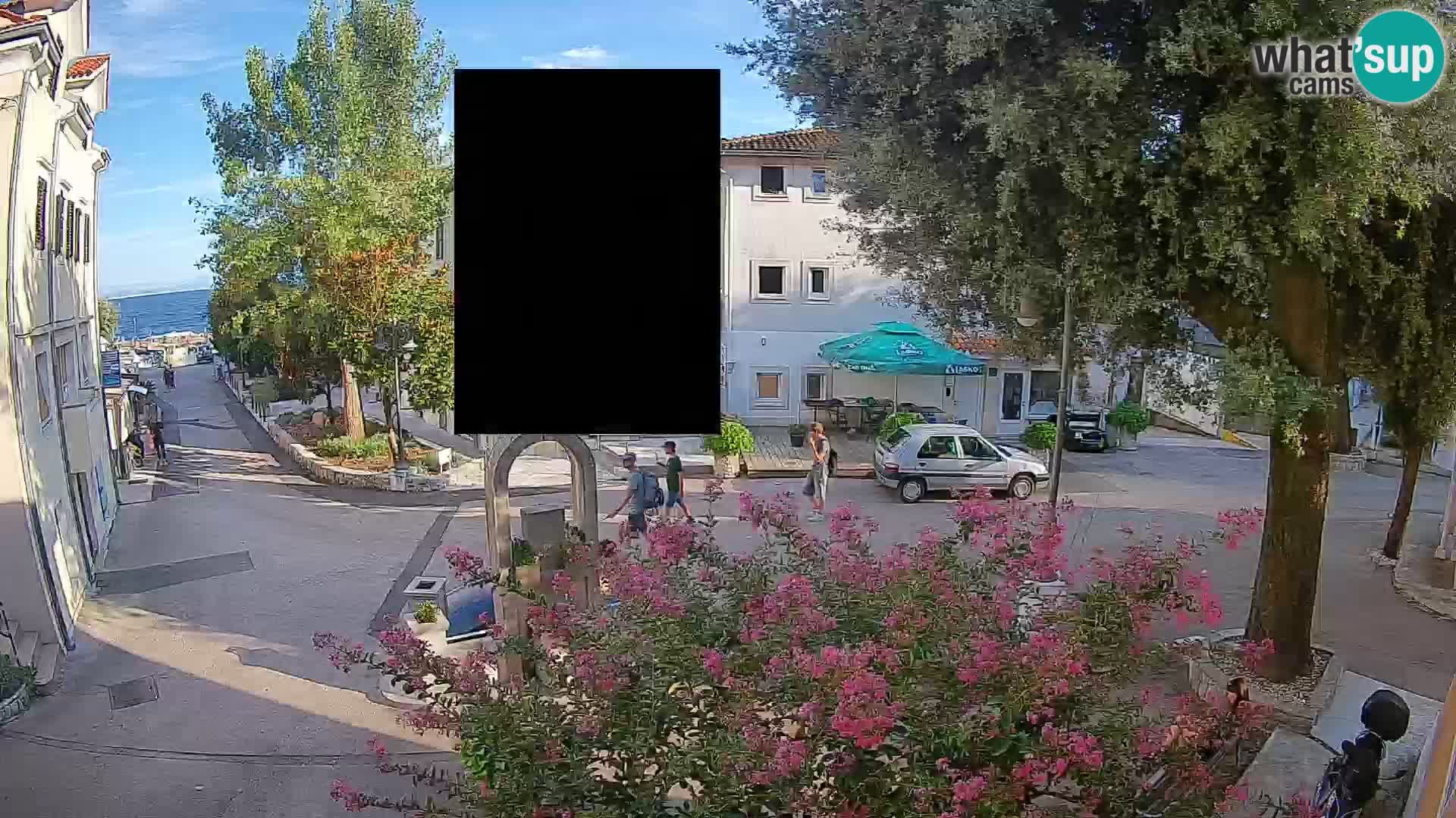 Webcam Mošćenička Draga Zentrum – Liveblick auf das Ortszentrum