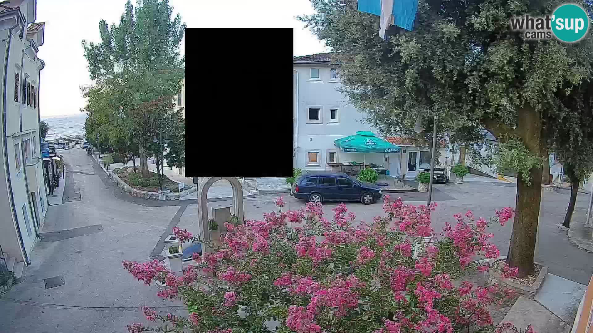 Webcam Mošćenička Draga Zentrum – Liveblick auf das Ortszentrum
