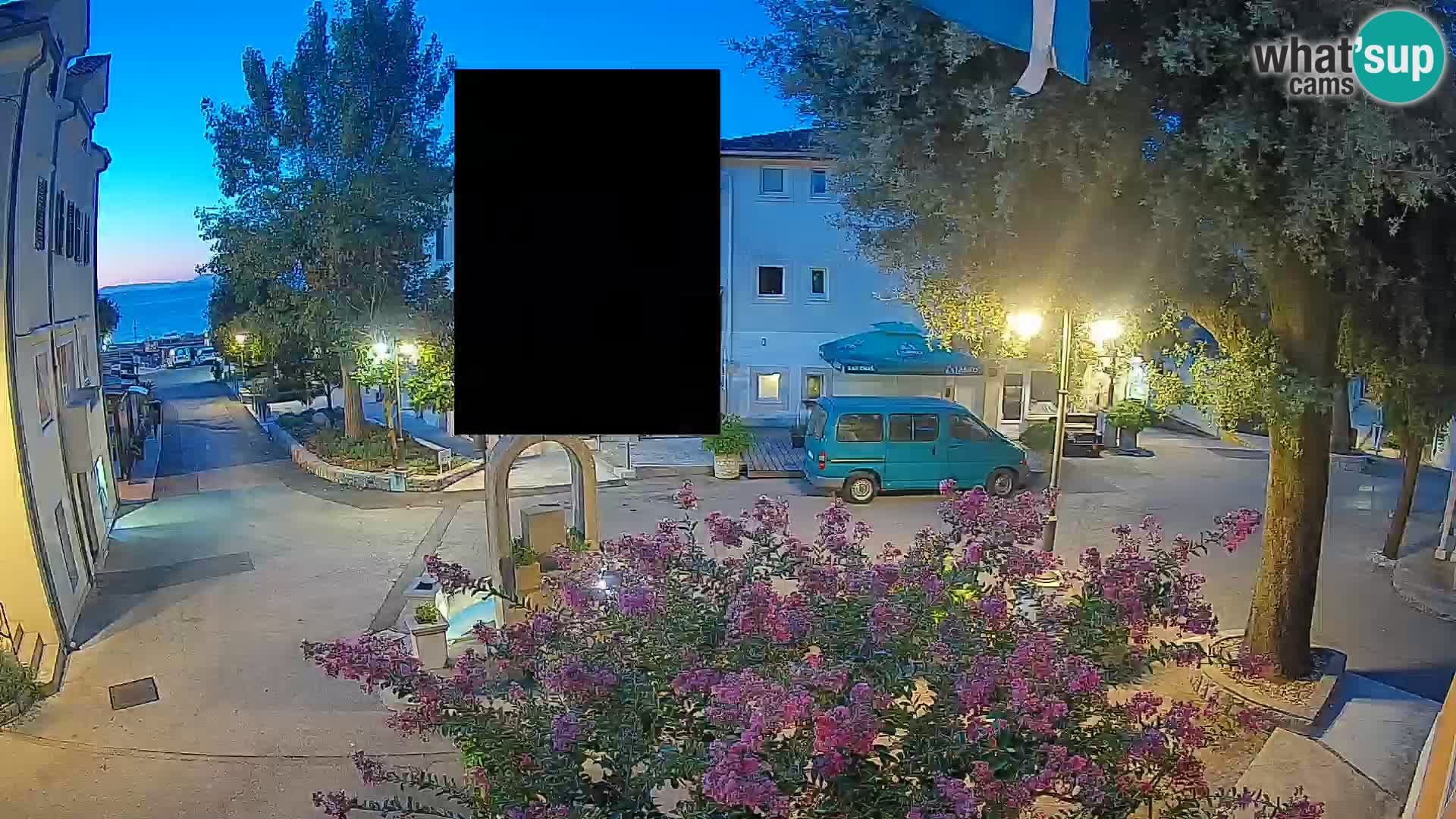 Webcam Centro Draga di Moschiena – Vista live sul centro