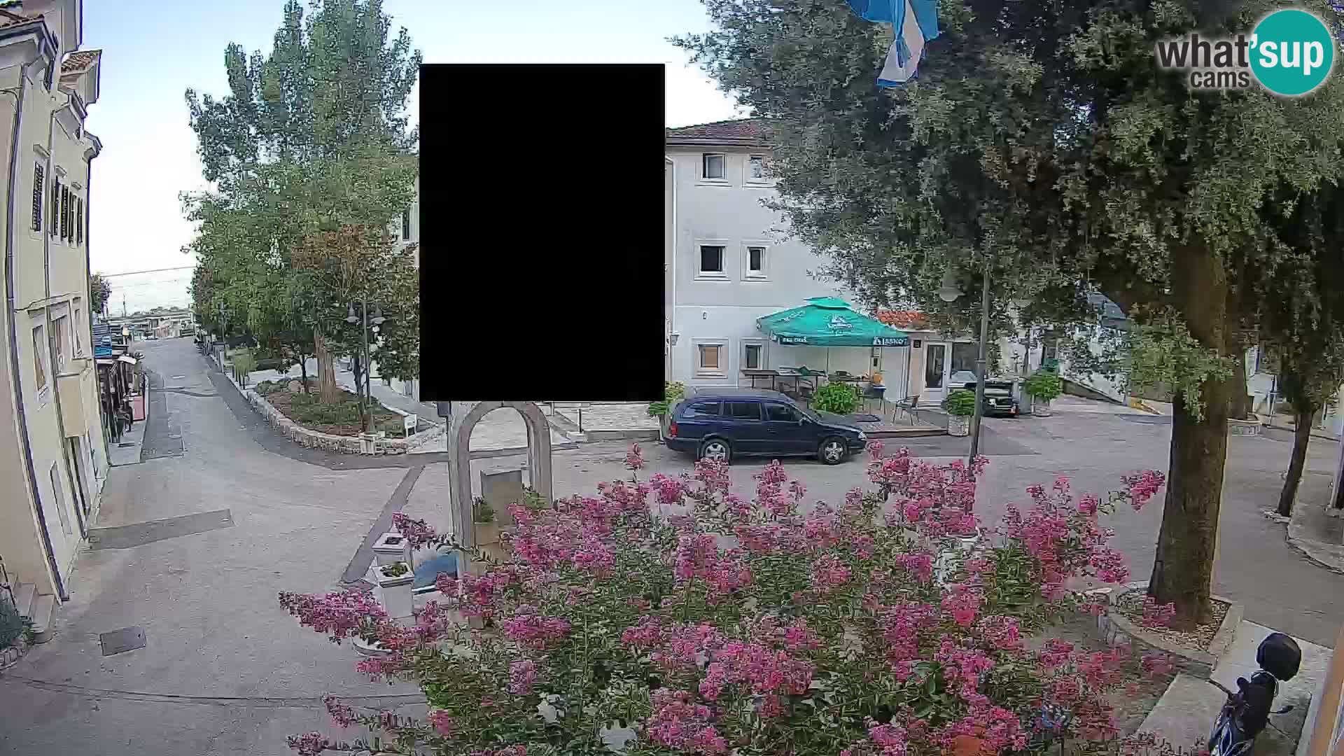 Webcam Mošćenička Draga Zentrum – Liveblick auf das Ortszentrum