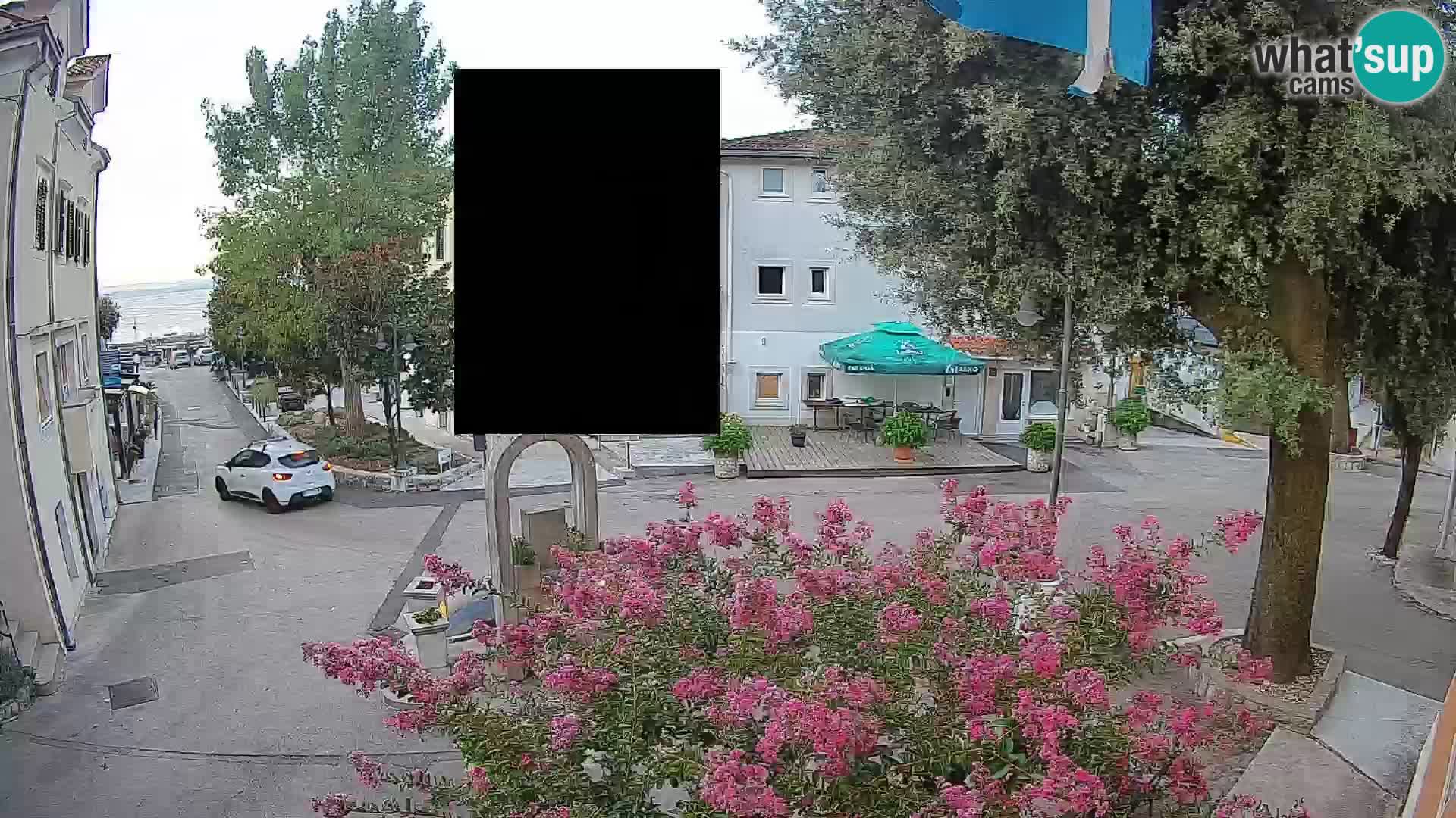 Webcam Mošćenička Draga Center – Live View of the Town Center
