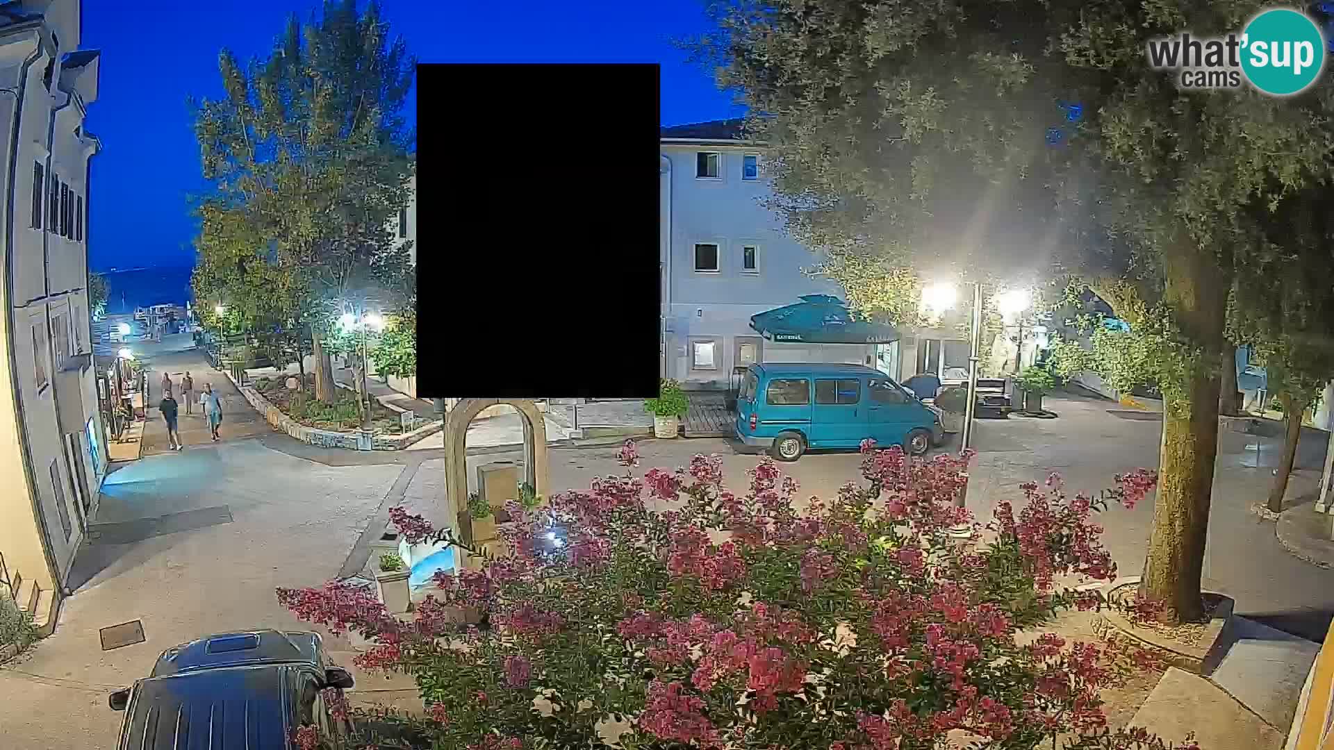 Webcam centre de Mošćenička Draga – Vue en direct du centre-ville