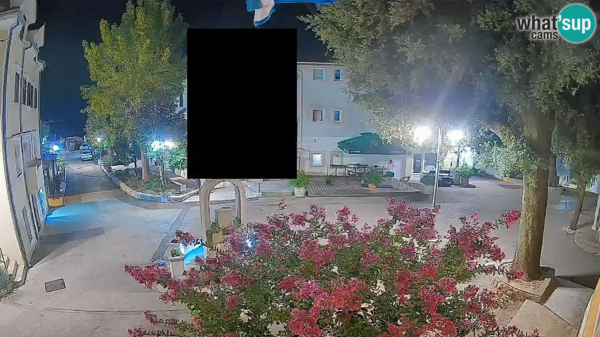 Webcam Mošćenička Draga Center – Live View of the Town Center