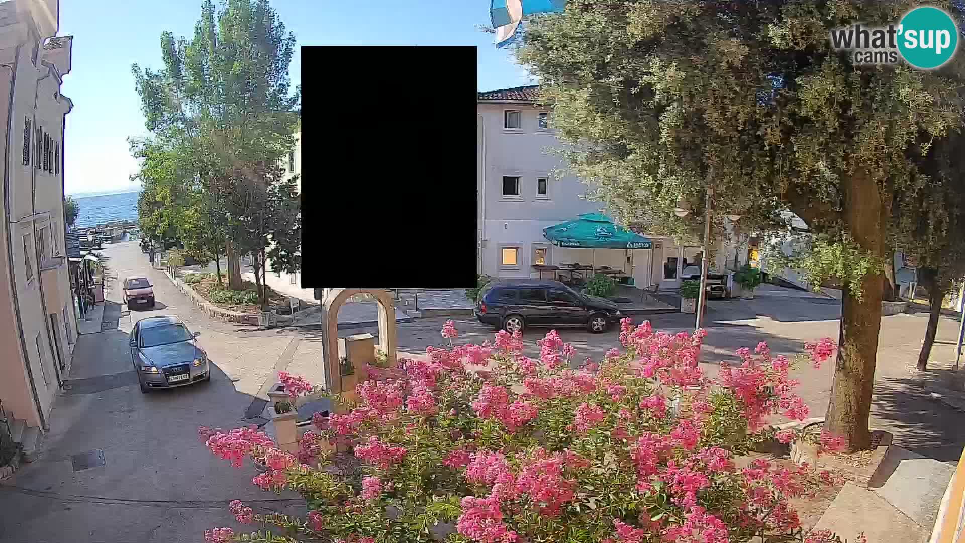 Webcam Mošćenička Draga Zentrum – Liveblick auf das Ortszentrum
