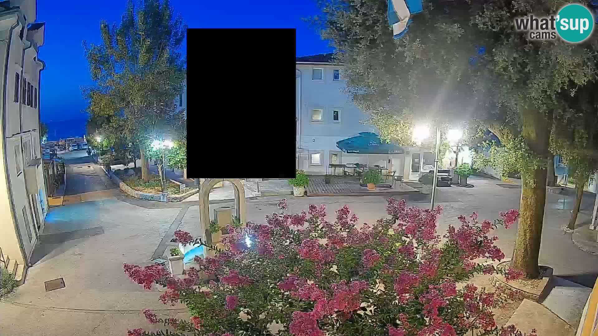Webcam Mošćenička Draga Center – Live View of the Town Center