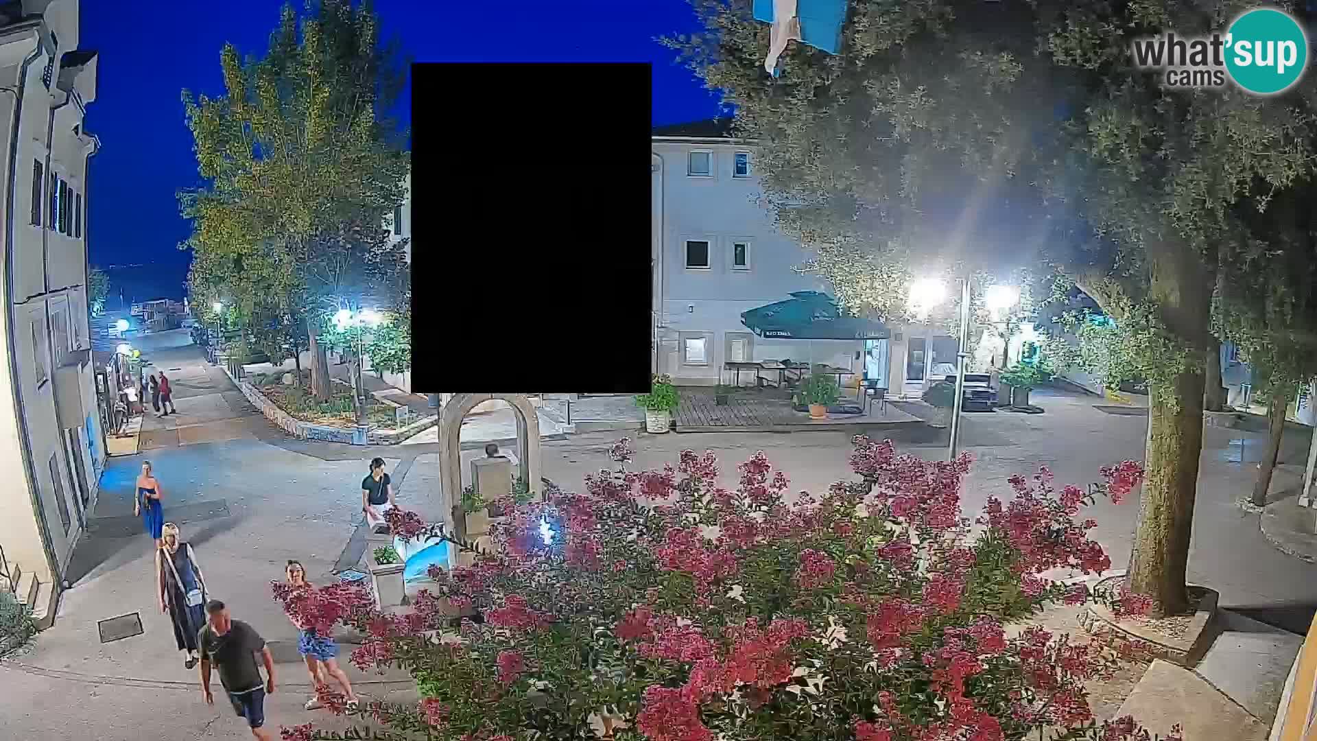 Webcam centre de Mošćenička Draga – Vue en direct du centre-ville