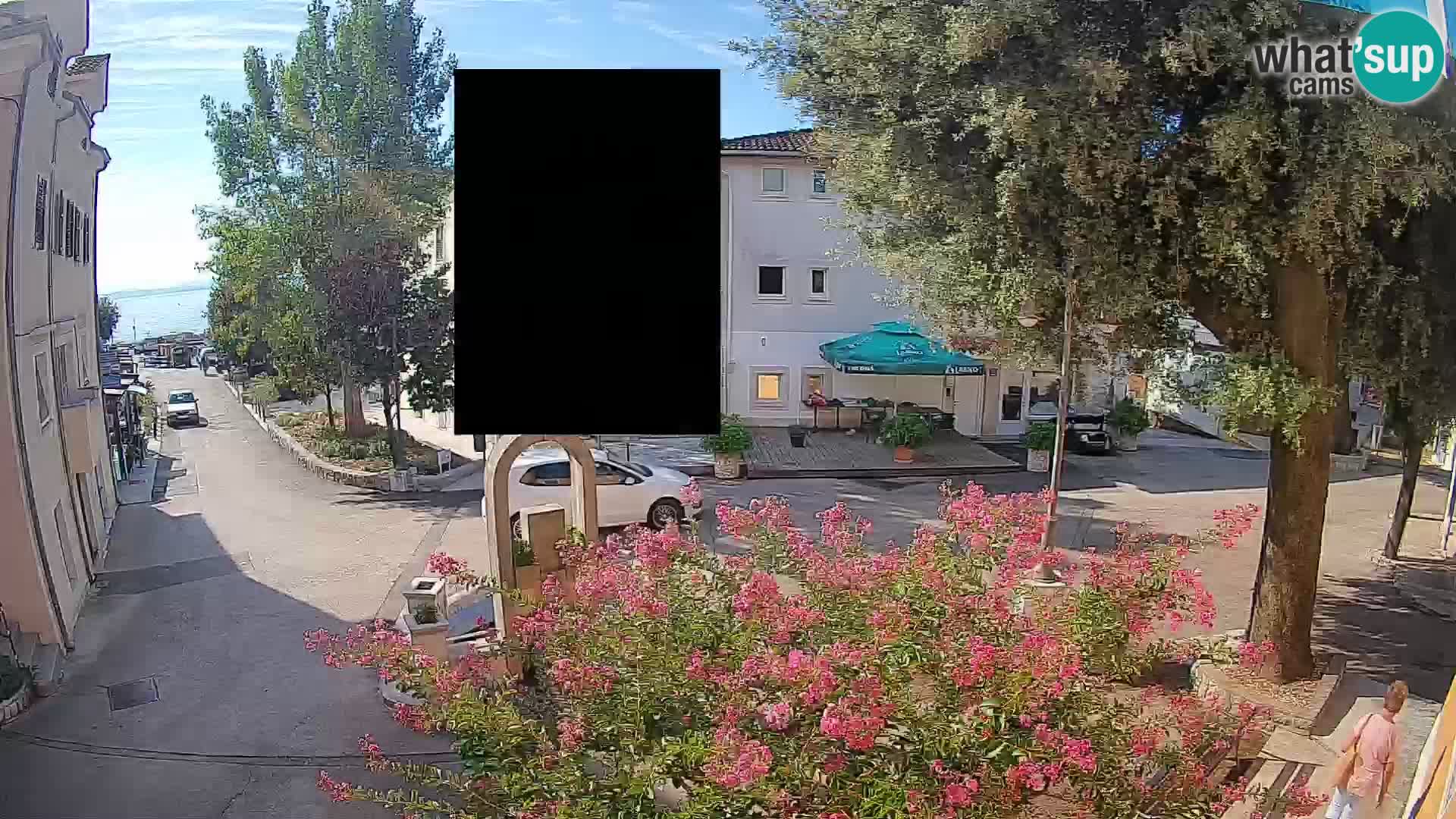 Webcam Mošćenička Draga Center – Live View of the Town Center