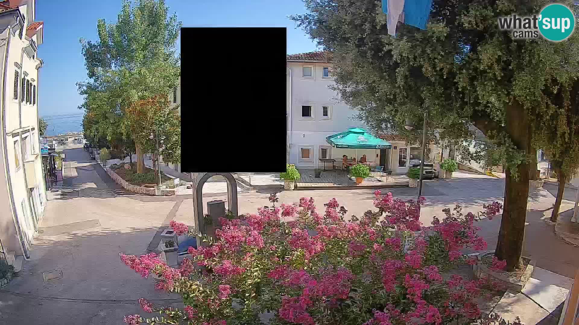 Webcam Mošćenička Draga Zentrum – Liveblick auf das Ortszentrum