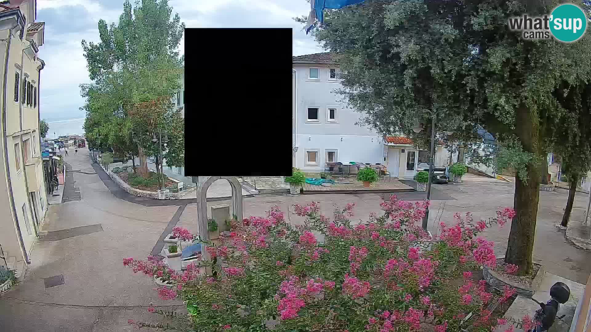 Webcam Mošćenička Draga Zentrum – Liveblick auf das Ortszentrum