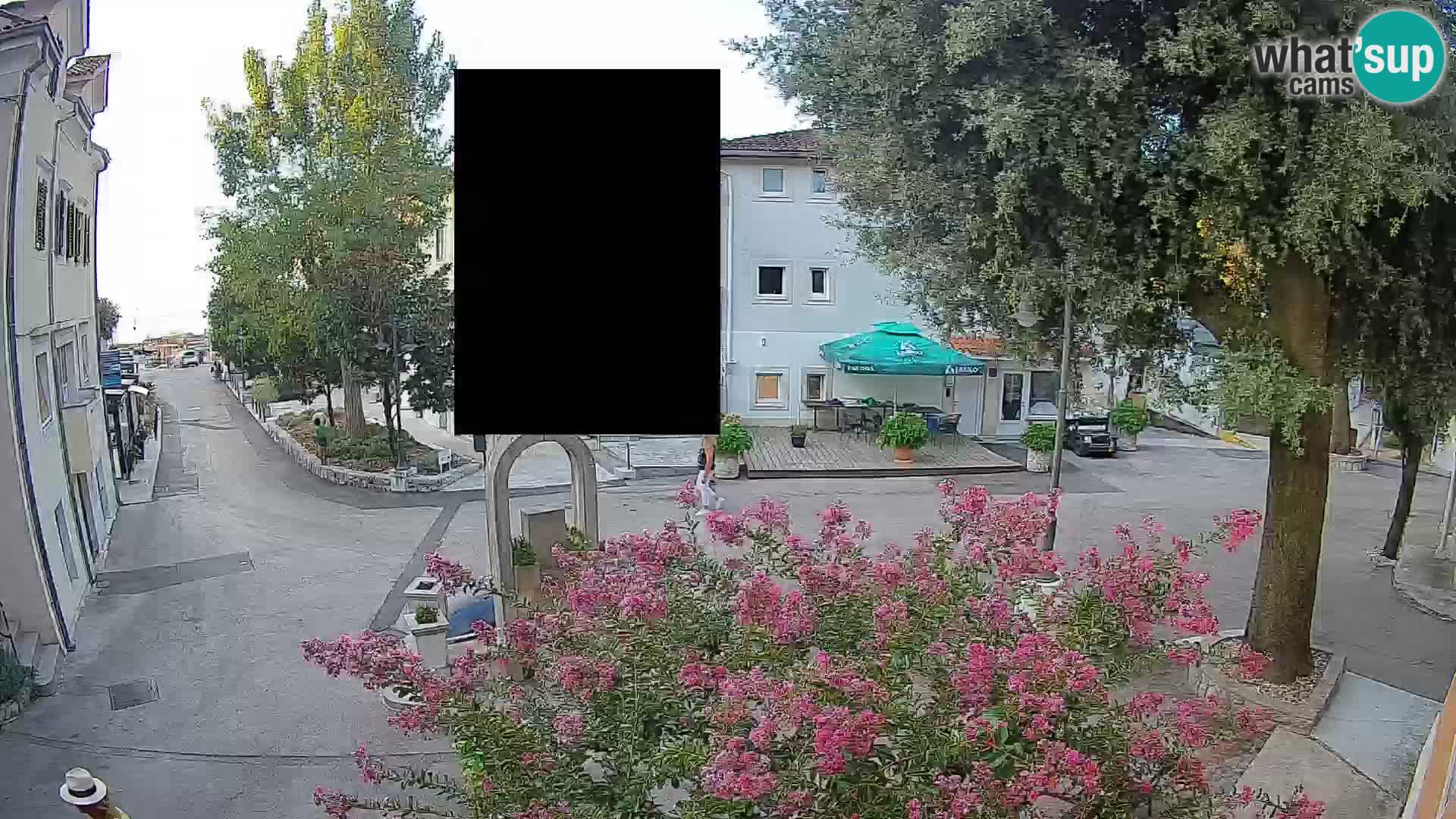 Webcam Centre de Mošćenička Draga – Vue en direct du centre-ville
