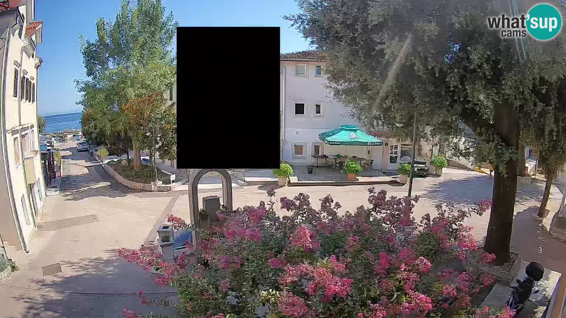 Webcam Mošćenička Draga Zentrum – Liveblick auf das Ortszentrum