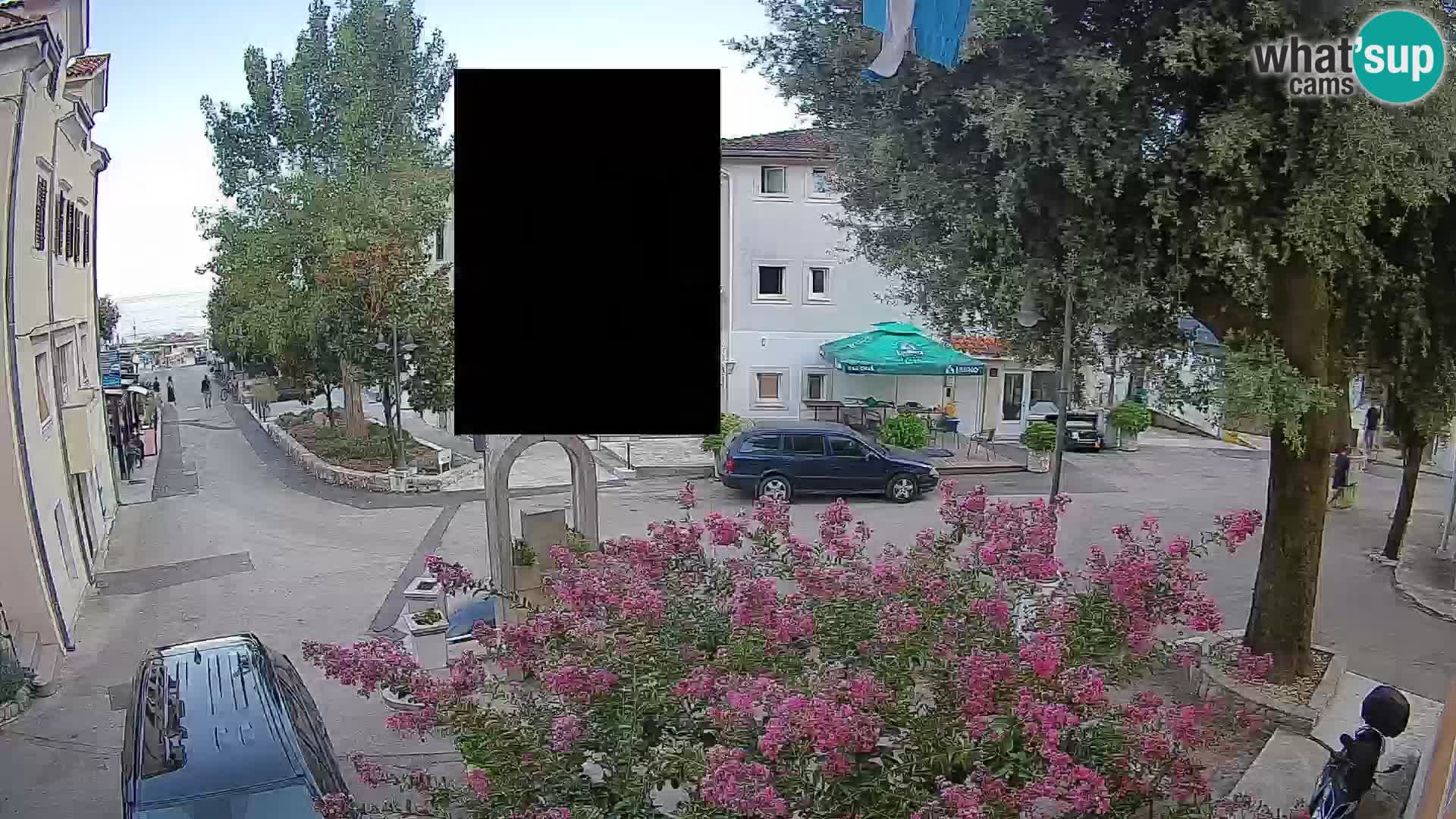 Webcam Centre de Mošćenička Draga – Vue en direct du centre-ville