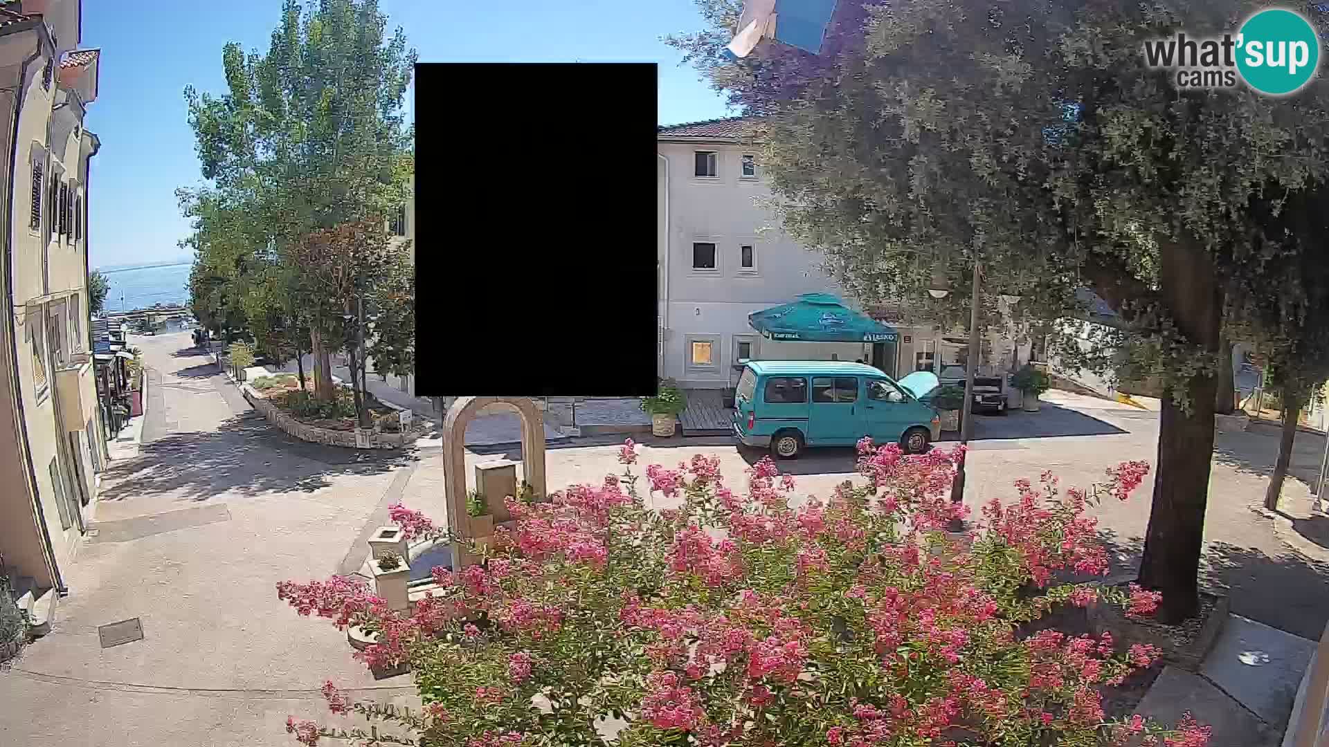 Webcam Centro Draga di Moschiena – Vista live sul centro